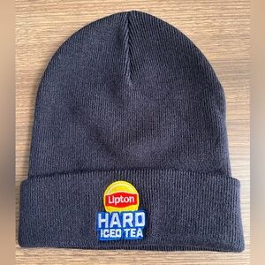 Black Knit Lipton Hard Iced Tea Hat - NEW!